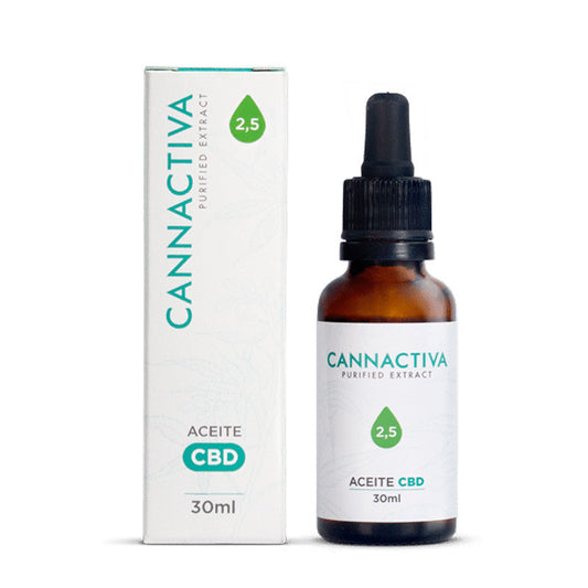 Aceite CBD Raw Extract Cannabidiol 2.5% 30 ml Cannactiva