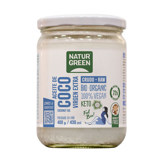 Aceite de Coco Cuisine Bio 430ml-400g Naturgreen