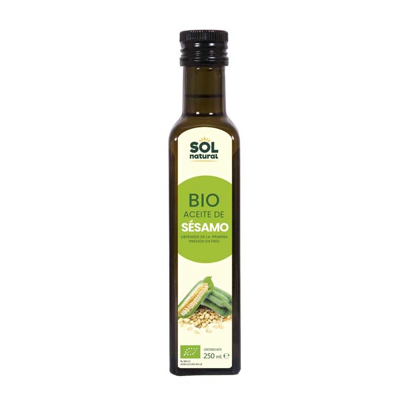 Aceite de sesamo bio 250ml Sol Natural