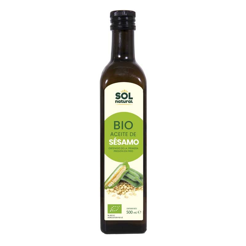 Aceite de sesamo bio 500ml Sol Natural