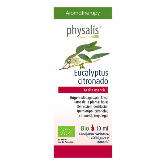 Aceite esencial de eucalipto citronado bio 10ml Physalis