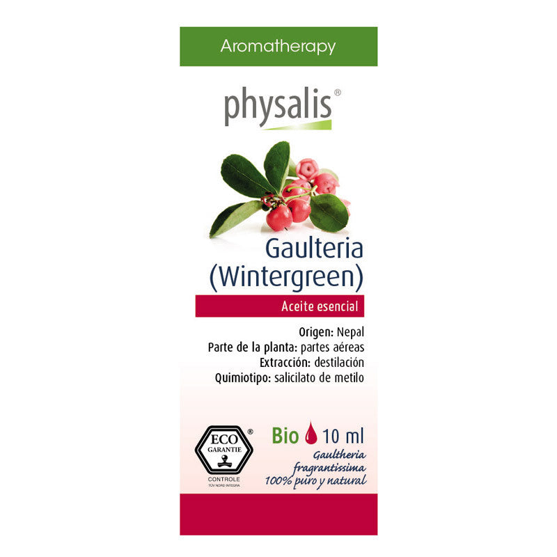 Aceite esencial de gaulteria (wintergreen) bio 10ml Physalis