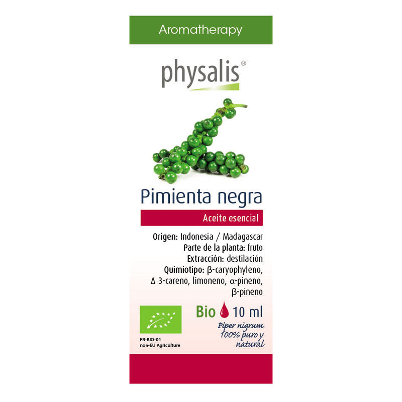 Aceite esencial de pimienta negra bio 10 ml Physalis