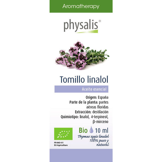 Aceite esencial de tomillo linalol bio 10ml Physalis