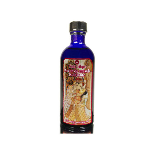 Aceite masaje relajante 100 ml. Radhe Shyam