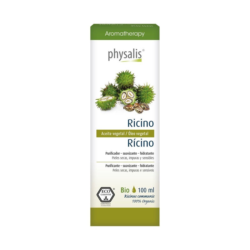 Aceite vegetal de ricino bio 100ml Physalis