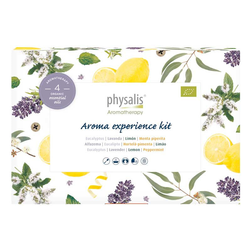 Aceites esenciales Aroma expierence kit Bio 4×10 ml Physalis