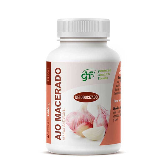 Ajo macerado 1400mg 60 perlas GHF