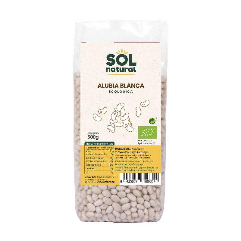 Alubia blanca bio 500 g Sol Natural