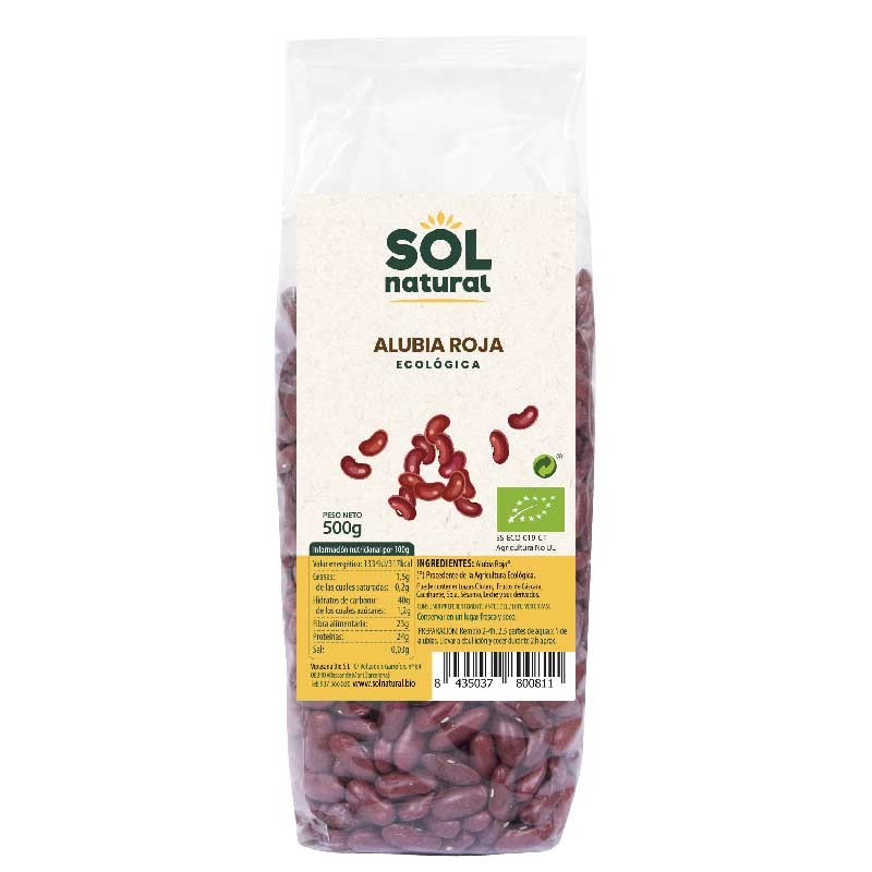 Alubia roja bio 500 g Sol Natural