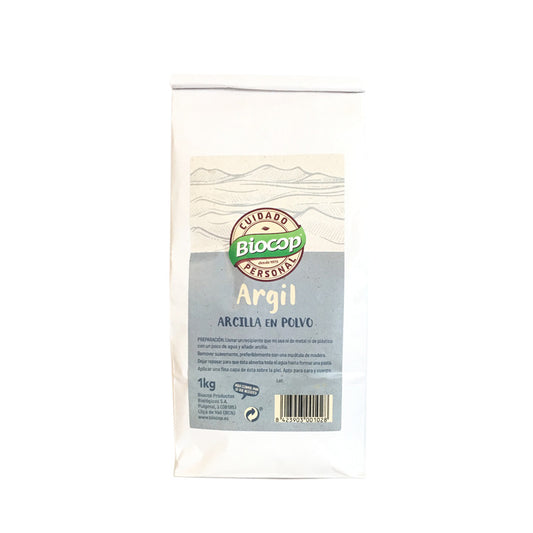 Arcilla blanca argil 1kg Biocop