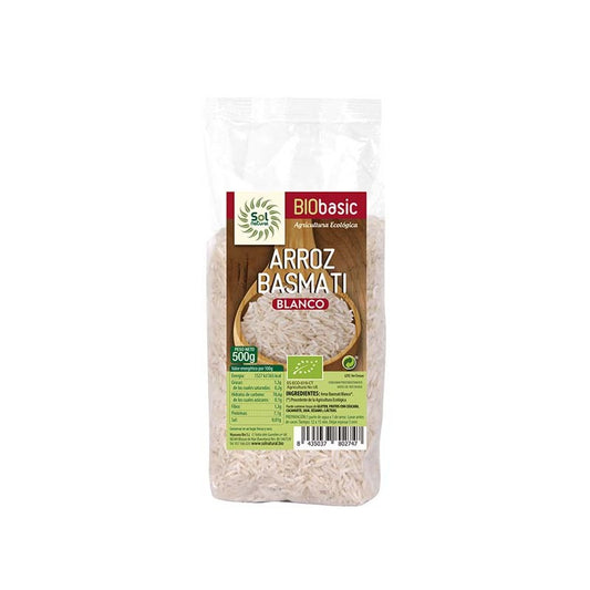 Arroz basmati blanco bio 500 g Sol Natural