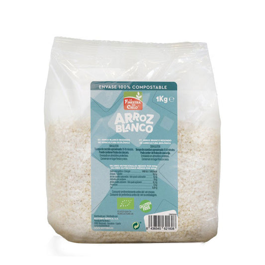 Arroz redondo blanco bio 1 kg La Finestra