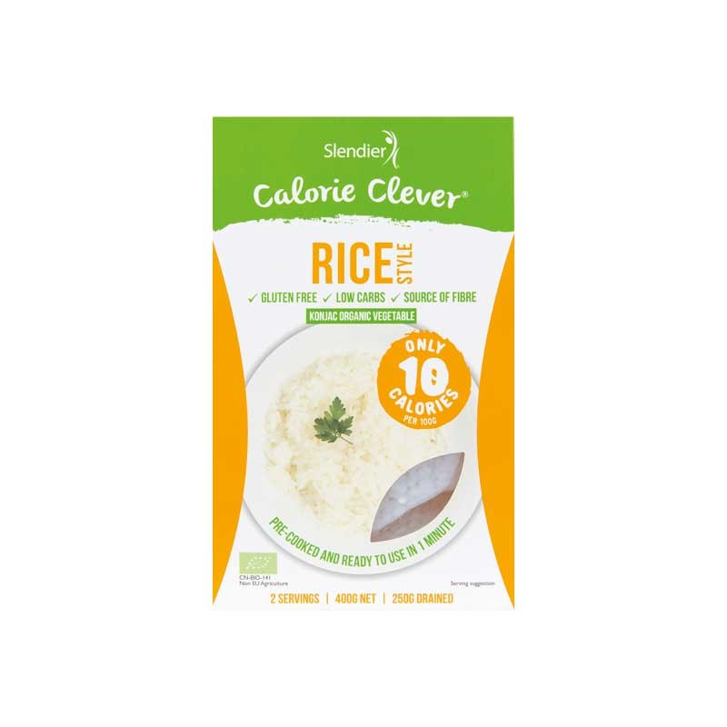 Arroz konjac sin gluten bio 400g Slendier