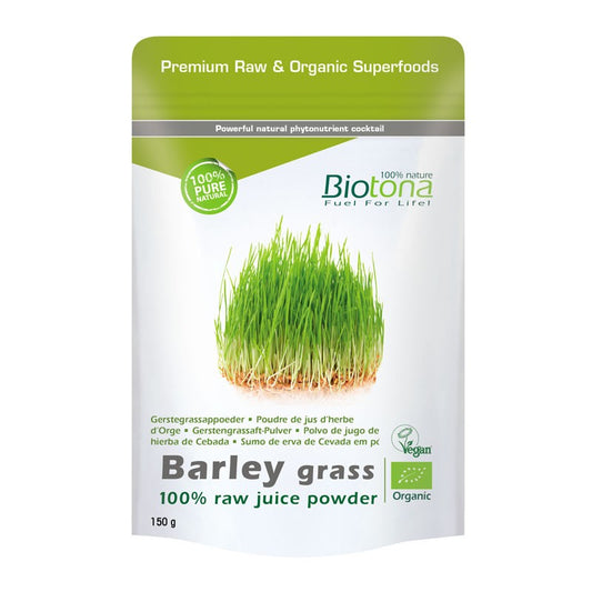 Barley grass/hierba de cebada superfood bio 150g Biotona