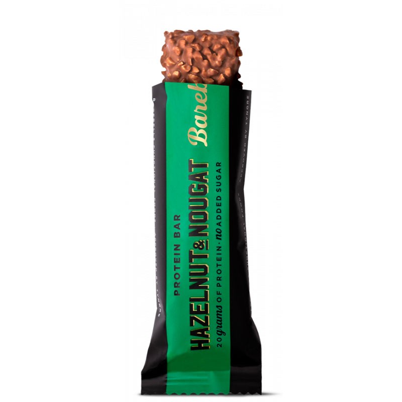 Barrita proteica avellana turron-Hazelnut Nugat 12x55g Barebells