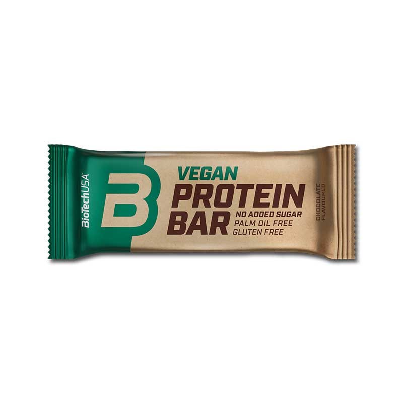 Barrita de proteina vegana chocolate 20x50g BioTechUSA