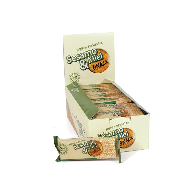 Barritas de sesamo y miel Sin Gluten 24x50g Sol Natural