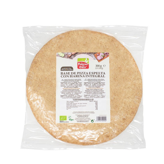 Base de pizza de espelta integral bio 2x150g La Finestra