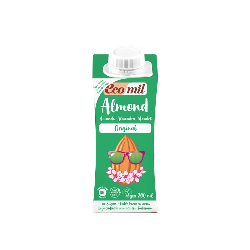 Bebida de almendra bio 200ml Ecomil