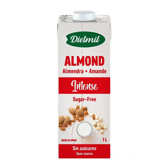 Bebida de Almendra Intense Sugar Free 6x1L Dietmil