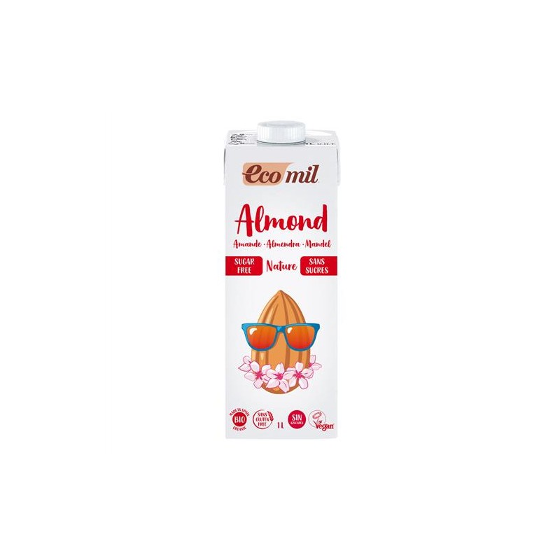 Bebida de almendra nature Bio 6x1L Ecomil