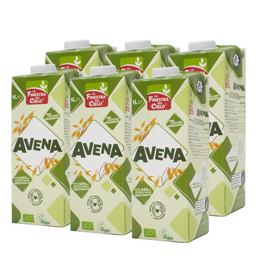 Bebida de avena bio 6x1L La Finestra