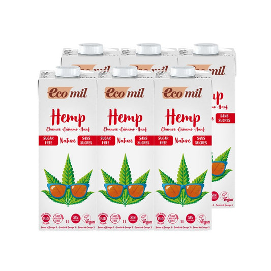 Bebida de cañamo Hemp nature bio 6x1L Ecomil