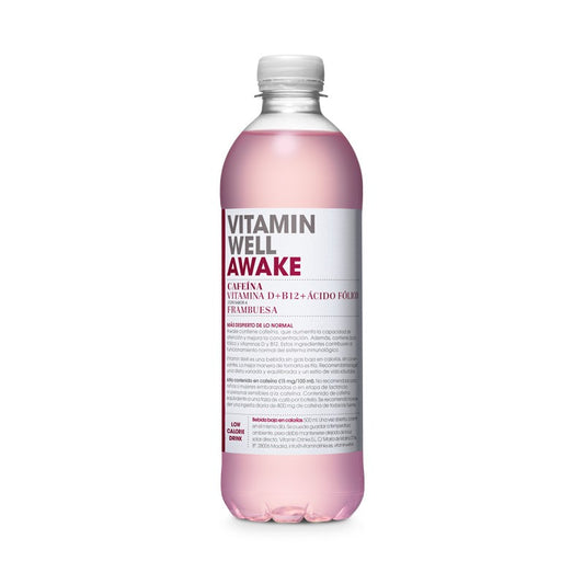 Bebida Vitaminada Awake frambuesa 500ml Vitamin Well