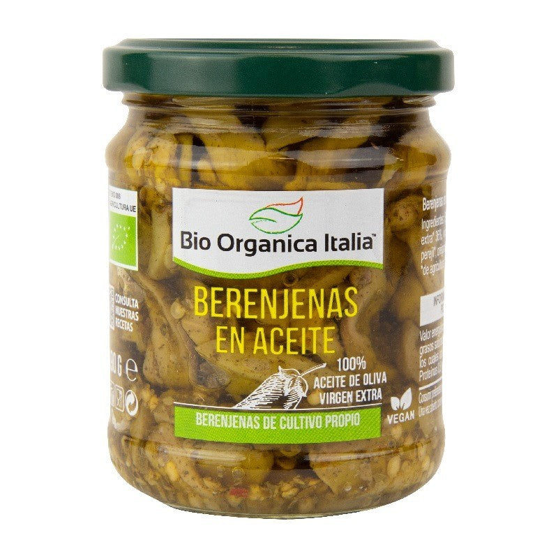 Berenjenas asadas en aceite Bio 190g Organica Italia