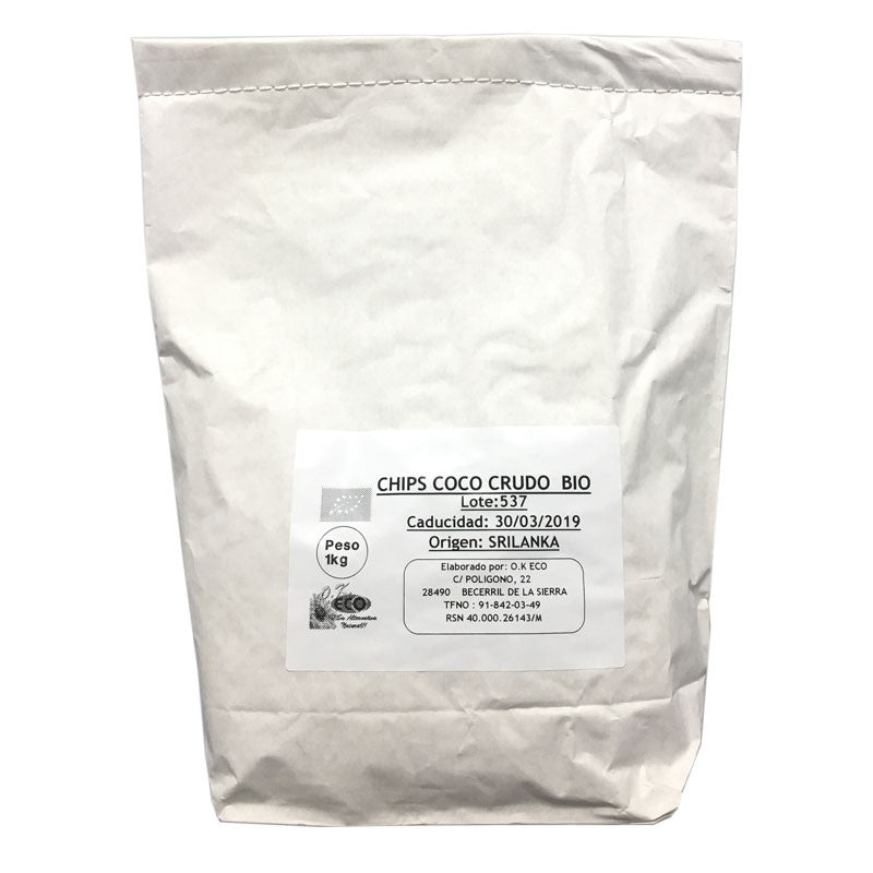 Chips coco crudo Bio 2kg Dream Foods