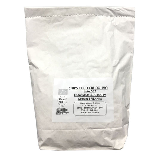 Chips coco crudo Bio 2kg Dream Foods
