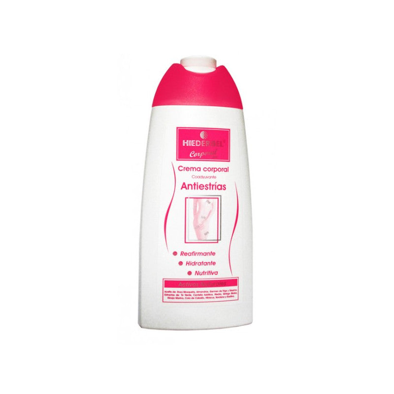 Crema corporal antiestrías 300 ml Hiederbel