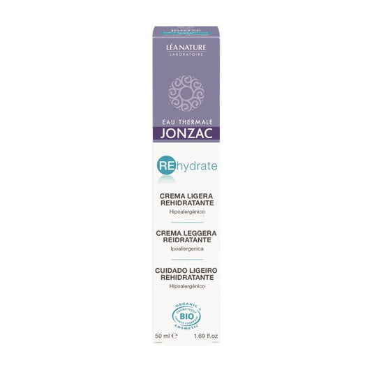 Crema ligera hidratante Rehydrate Bio 50ml Eau Thermale Jonzac