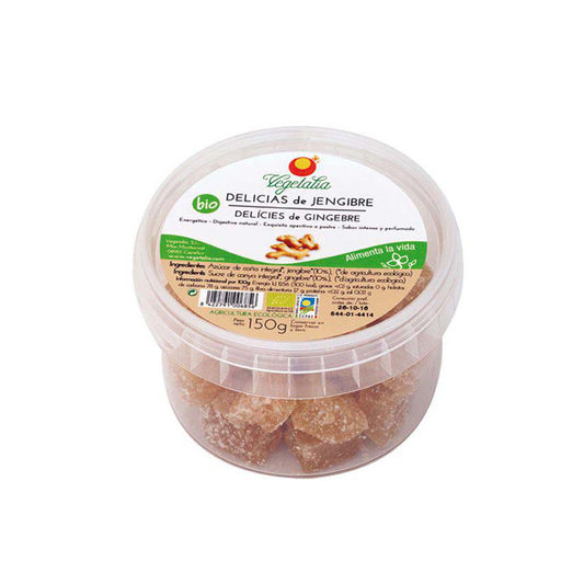 Delicias de jengibre bio 150g Vegetalia