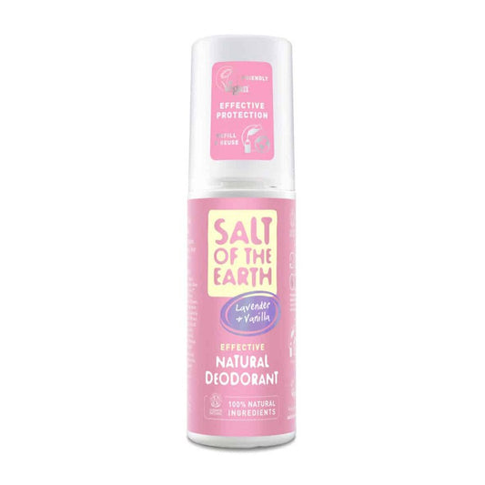 Desodorante spray lavanda y vainilla 100ml Salt of the earth