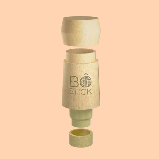 Desodorante de Leche de Almendras recargable - aplicador de madera con recambio 45g Bo Stick