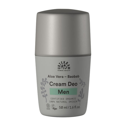 Desodorante hombre roll-on aloe y baobab Bio 50ml Urtekram