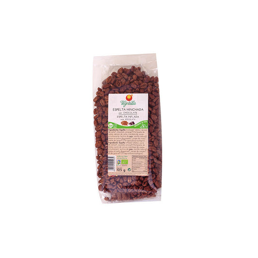 Espelta hinchada con chocolate bio 125 g Vegetalia