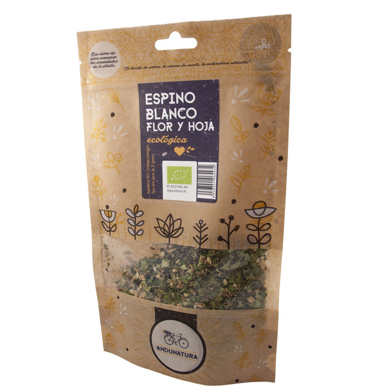 Espino blanco (flor y hoja) bio bolsa 25 g Andunatura