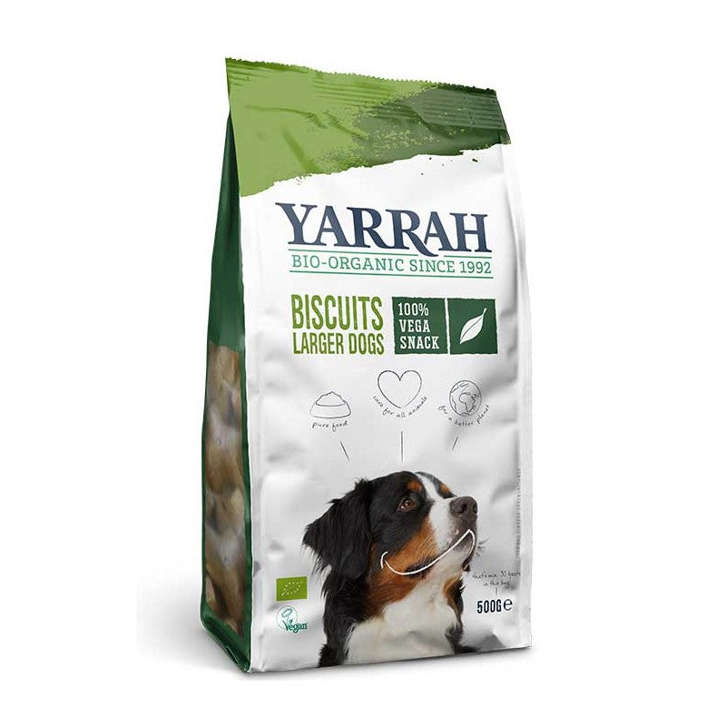 Galletas veganas para perros bio 500g Yarrah