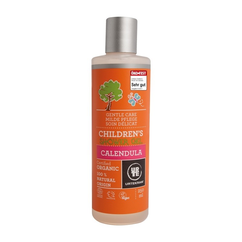 Gel de baño de calendula para niños Bio 250ml Urtekram