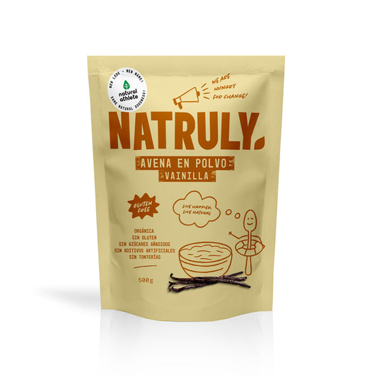 Harina de Avena sabor Vainilla Bio 500g Natruly