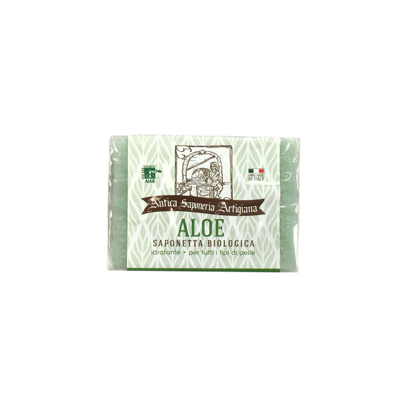 Jabon de Aloe Vera Bio 100g La saponeria artigiana