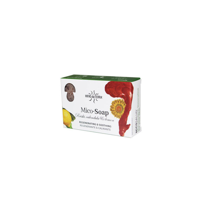 Jabon de reishi, calendula y limon (regenerante-calmante) Hifas da terra