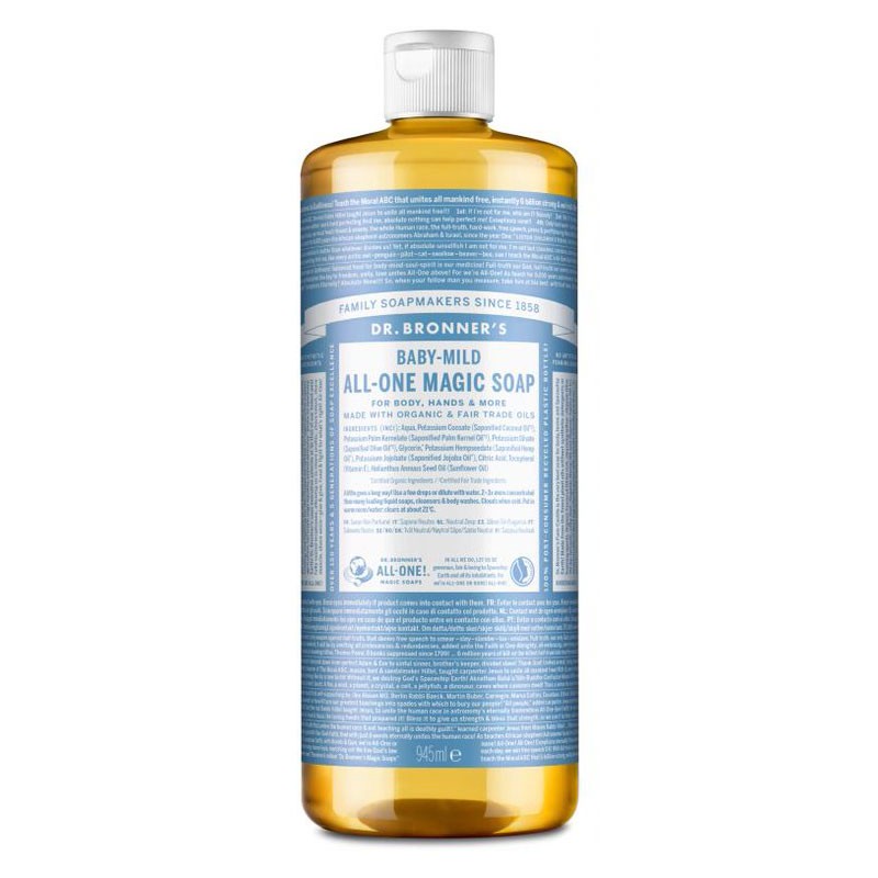 Jabon liquido neutro bebe/niño bio 945ml Dr. Bronner's