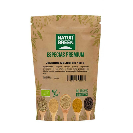 Jengibre molido s/g Bio 100g NaturGreen