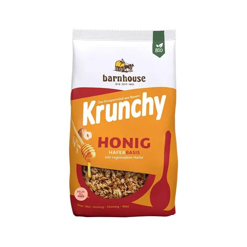 Muesli Krunchy Miel Bio 600g Barnhouse