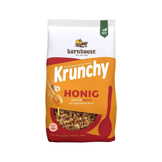 Muesli Krunchy Miel Bio 600g Barnhouse