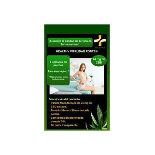 Parches 24mg CBD 2 unidades Healthy vitality